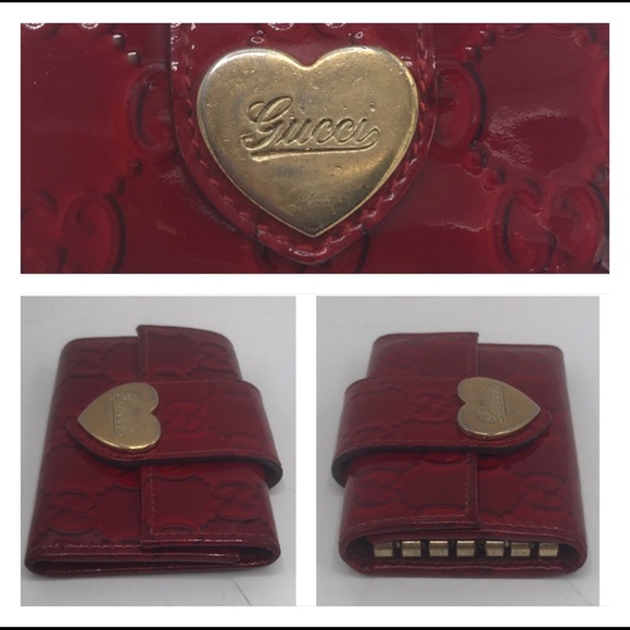 Authentic GUCCI Shima GG Logo Patent 6 Key Case - Picture 8 of 15
